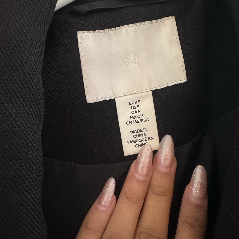H&M Elegant Black Women's Coat